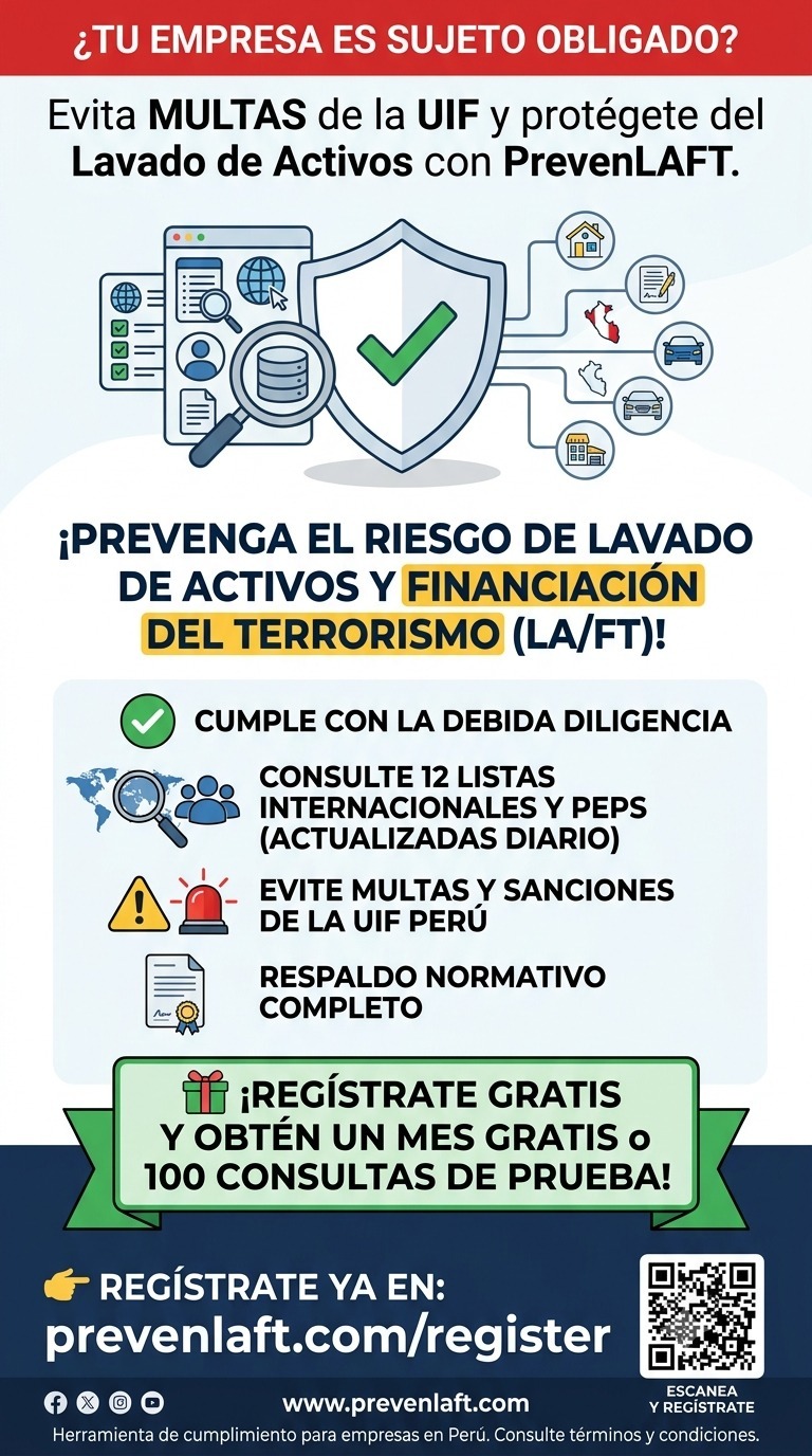 Prevención de Lavados de Activos y Financiación del Terrorismo